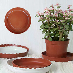 Soucoupe à plantes en plastique Durable, plateaux ronds d'égouttage pour plantes, Pot de fleur intérieur et extérieur, fournitures de jardin, 4/6/7/8/10 pouces, 6 pièces