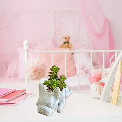 Jardinière Succulente Chien - Résine