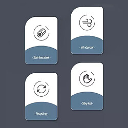 Avis Cendrier grande capacité - Acier inoxydable