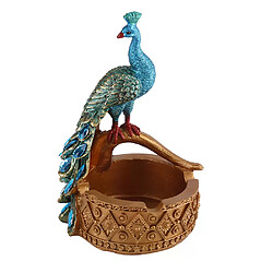 Cendrier modèle paon - Résine