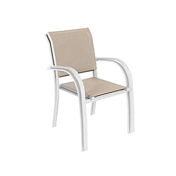 Acheter Hesperide Lot de 4 fauteuils Piazza - Lin/blanc