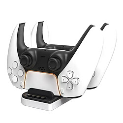 Chargeur double contrôleur avec adaptateur Type C pour PS5