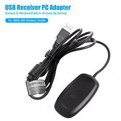 Récepteur Sans Fil Pour Manette Xbox 360 Sur PC – Adaptateur USB – Blanc – Neuf
