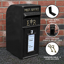Monstershop Boîte aux Lettres La Poste - Noire