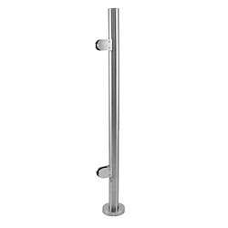 Monstershop Poteau de Garde-Corps en Acier - Pièce d'Extrémité 110 cm