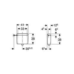 GEBERIT Réservoir 123.136.11.1