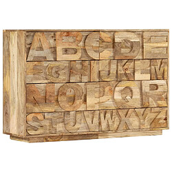 Meuble Alphabétique VIDAxL Manguier