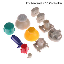 Ensemble de boutons pour manette Nintendo NGC Ensemble complet de boutons - Pour manette Nintendo Gamecube NGC - Plastique