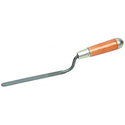 MOB OUTILLAGE Truelle à joint plate Mob - 6021 Truelle à joint plate - Acier bleui - Manche bois hêtre - Dureté 157 daN/mm²