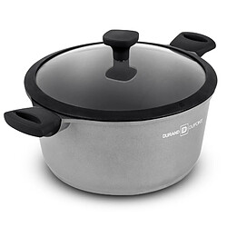 Durand Dupont Faitout Fonte D'aluminium 28 Cm Avec Couvercle Chambord Titane Ft28tfi Durant Dupont