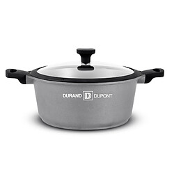 Durand Dupont Faitout Fonte D'aluminium 24 Cm Avec Couvercle Chambord Titane Ft24tfi Durant Dupont