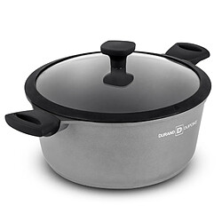 Durand Dupont Faitout Fonte D'aluminium 24 Cm Avec Couvercle Chambord Titane Ft24tfi Durant Dupont