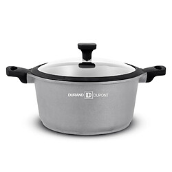 Durand Dupont Faitout Fonte D'aluminium 28 Cm Avec Couvercle Chambord Titane Ft28tfi Durant Dupont