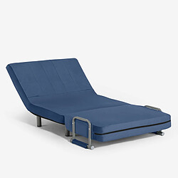 LE ROI DU RELAX Deborah Twin Lux - Bleu pas cher