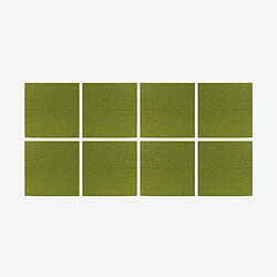 Ahd Amazing Home Design 8 Panneaux Décoratifs Insonorisants Zarbi-V - Vert