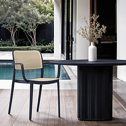 Ahd amazing home design chaise de jardin - Noir