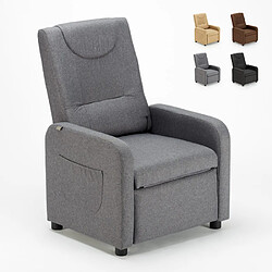 LE ROI DU RELAX Fauteuil relax Anna - Gris foncé