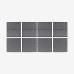 Ahd Amazing Home Design Ahd 8 Panneaux Insonorisants Zarbi-GC - Gris foncé