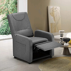 LE ROI DU RELAX Fauteuil relax Anna - Gris foncé