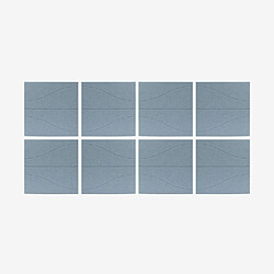 Ahd Amazing Home Design Ahd 8 Panneaux Acoustiques Zarbi-A - Bleu