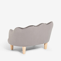 Ahd amazing home design Fauteuil Pally - Gris pas cher