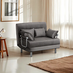 LE ROI DU RELAX Deborah Twin Lux - Gris foncé