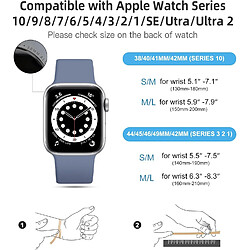 Acheter Little Boutik Bracelet Silicone Apple Watch 38-41mm