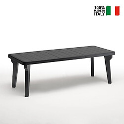 Avis Bica table de jardin extensible - Noir