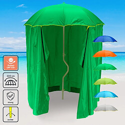 Girafacile Parasol de plage - Vert foncé