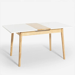 Ahd amazing home design table à manger extensible - Blanc