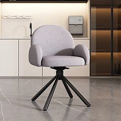Merax Chaise pivotante sherpa - Gris - Reconditionné