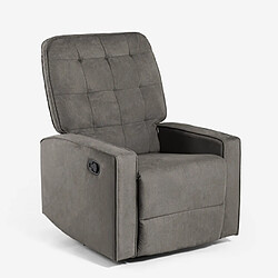 Avis LE ROI DU RELAX Fauteuil relax Anita - Gris foncé