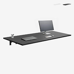 Ahd Amazing Home Design Table de bureau mural pliable 140x80cm Jeremy XL - Noir