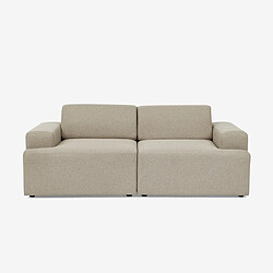 Modus sofà canapé droit 2 places - Gris foncé