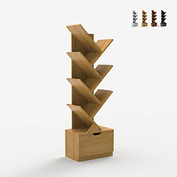 Office24 Bibliothèque Treebook 8 étagères - Naturel