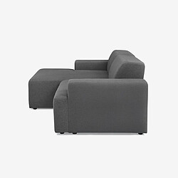 Acheter Modus sofà canapé d'angle 3 places - Gris foncé