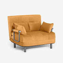 Avis LE ROI DU RELAX Fauteuil-lit Deborah Twin Lux - Beige