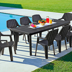 Acheter Bica table de jardin extensible - Noir