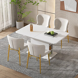 Acheter Merax Table à manger extensible - Blanc