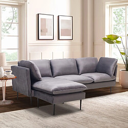 Modus sofá Canapé d'angle modulable - Gris