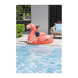 Bestway Bouée gonflable Fancy Flamingo - 138 x 107 cm pas cher