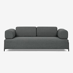 Modus sofà canapé modulable 3 places - gris clair