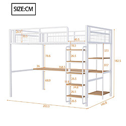 Avis KOMHTOM Lit Mezzanine Sécurité