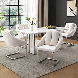 Acheter Merax Lot de 2 fauteuils pivotants - Beige