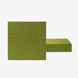 Ahd Amazing Home Design 8 Panneaux Décoratifs Insonorisants Zarbi-V - Vert