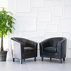 Acheter Ahd amazing home design Fauteuil club Seashell - Noir