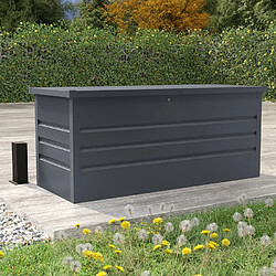 Soana Garden Shed Coffre de jardin rangement extérieur 165x69x62cm en acier Innsbruck