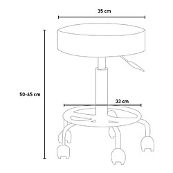 Superstool Tabouret Senzu - Noir pas cher