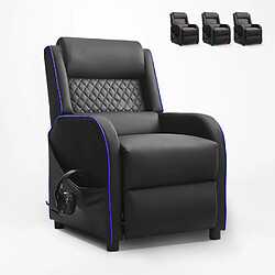 LE ROI DU RELAX Fauteuil gaming Challenge - Bleu