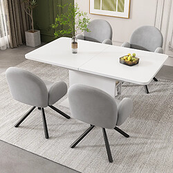 Merax Lot de 2 chaises pivotantes - Gris - Reconditionné